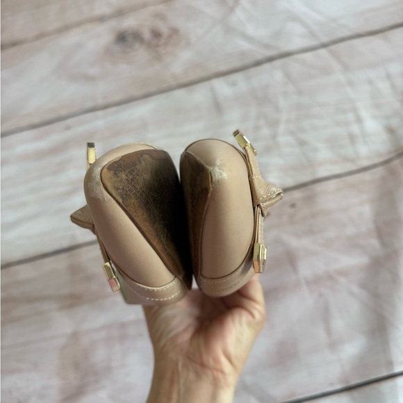 Cole Haan Women's Menlo Skimmer Brush Leather Slingback Flats W22640 Size 8b - Picture 4 of 10